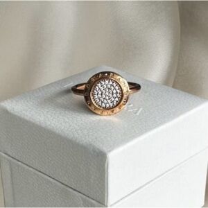 Pandora Rose Pavé Logo Ring ALE R58 EU Size 58 w/Box